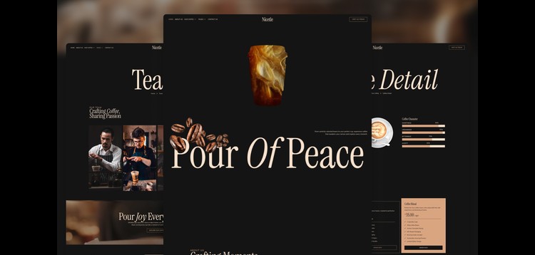Item cover for download Nicetle - Modern Elegant Coffee Shop & Roastery Elementor Template Kit