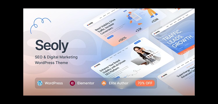 Item cover for download Seoly — SEO & Digital Marketing WordPress Theme