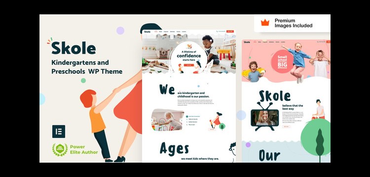 Item cover for download Skole - Kids School WordPress Theme