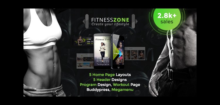 Item cover for download Fitness Zone WordPress Theme