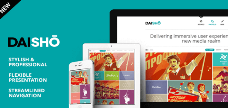 Item cover for download Daisho - Flexible WordPress Portfolio Theme