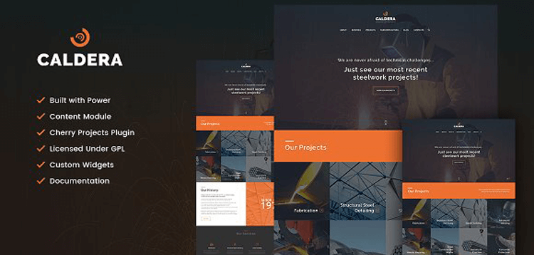 Item cover for download CreativeMarket Steelworks  Constructions Wordpress