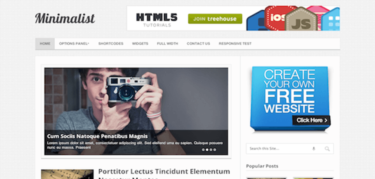 Item cover for download MyThemeShop Minimalist WordPress Theme