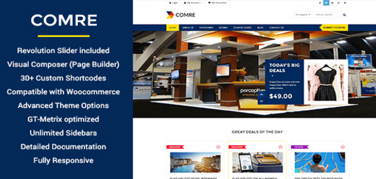 Item cover for download Comre - Coupon Codes  Affiliates WordPress Theme